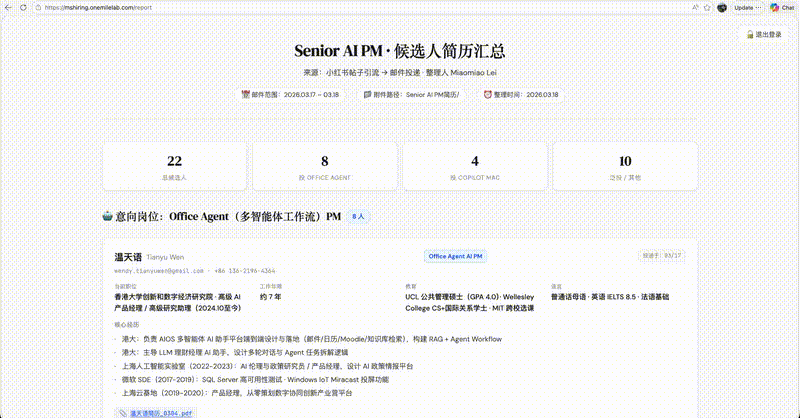 mshiring portal demo